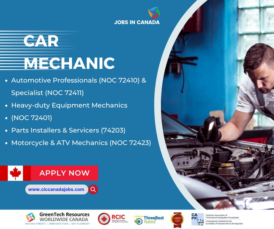 Start your career in Automotives! Applied for future opportunities with GTR Immigration & GreenTech Resources