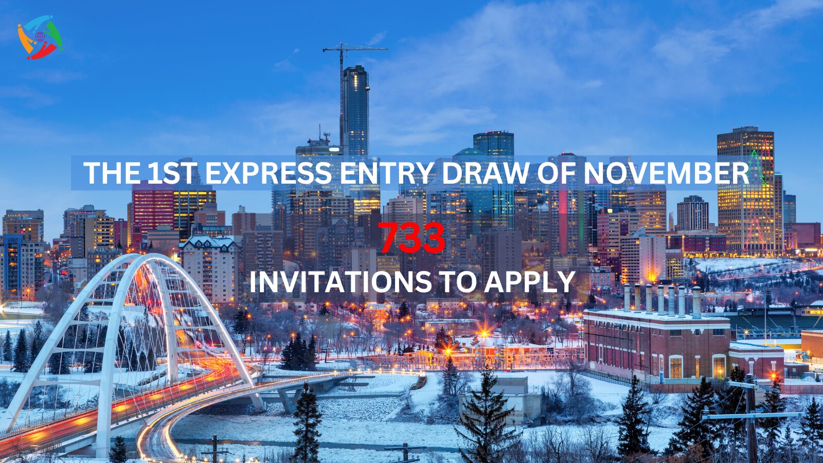 The 1st Express Entry draw of November issued 733 ITAs for Canada PR