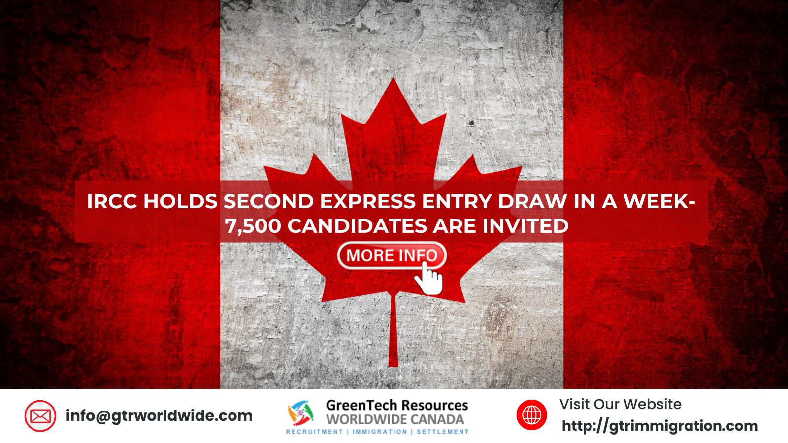 IRCC Holds Second Express Entry Draw in a Week, Invites 7,500 Candidates