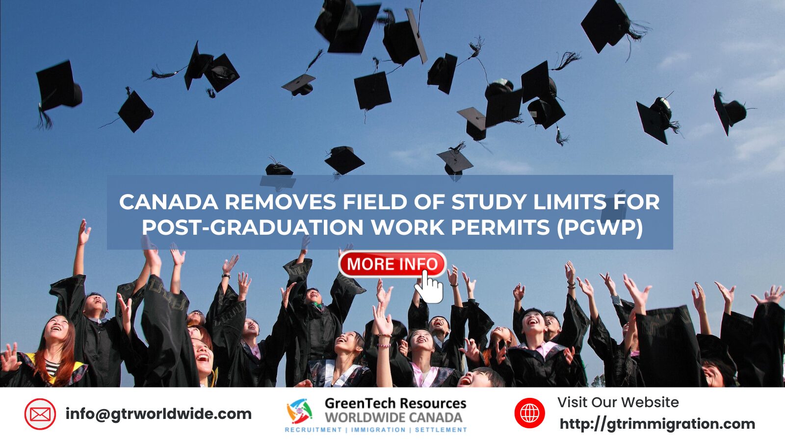 Canada Removes Field of Study Limits for Post-Graduation Work Permits (PGWP)