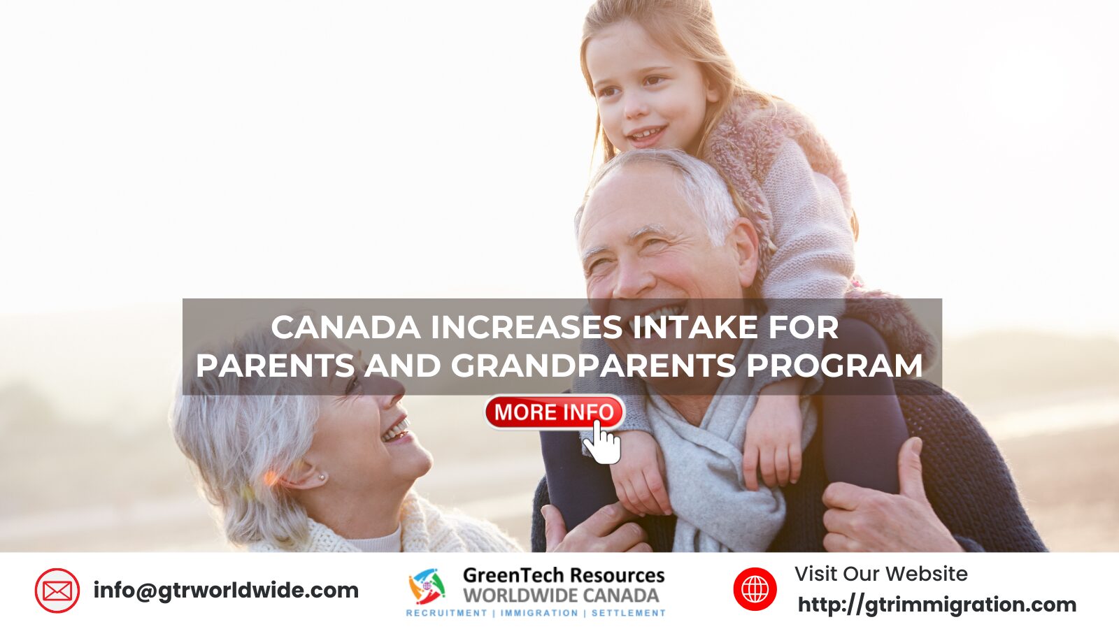 Canada Increases Intake for Parents and Grandparents Program