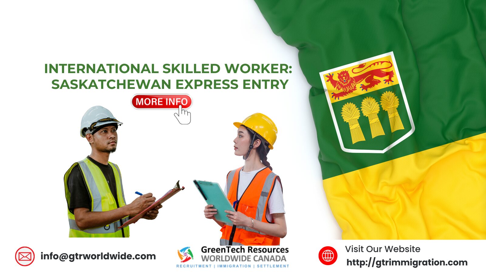 International Skilled Worker: Saskatchewan Express Entry Pathway
