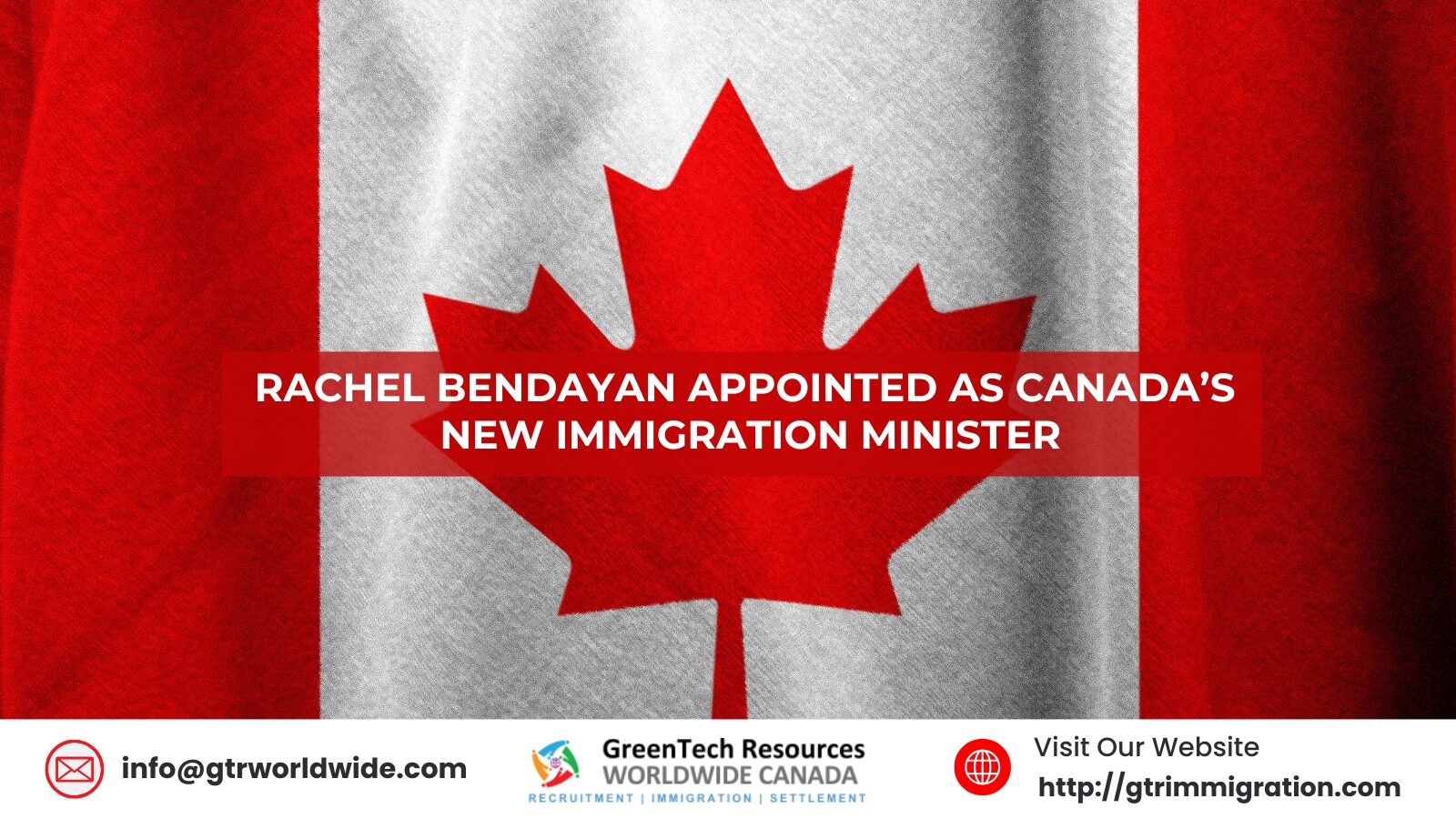Rachel Bendayan Appointed as Canada’s New Immigration Minister