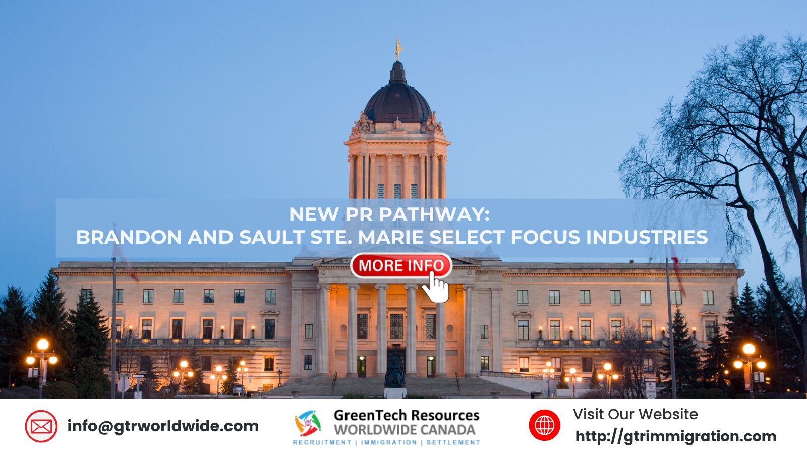 New PR Pathway: Brandon and Sault Ste. Marie Select Focus Industries