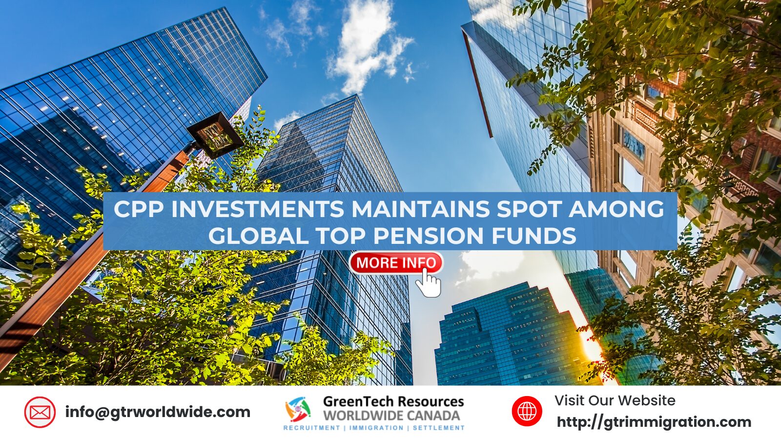 CPP Investments Maintains Spot Among Global Top Pension Funds