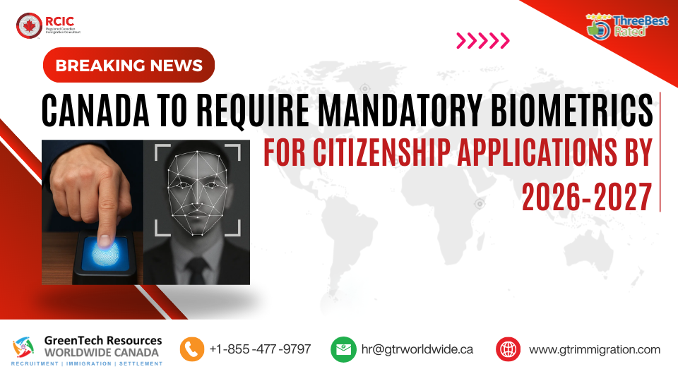 Canada to Require Mandatory Biometrics for Citizenship Applications by 2026–2027