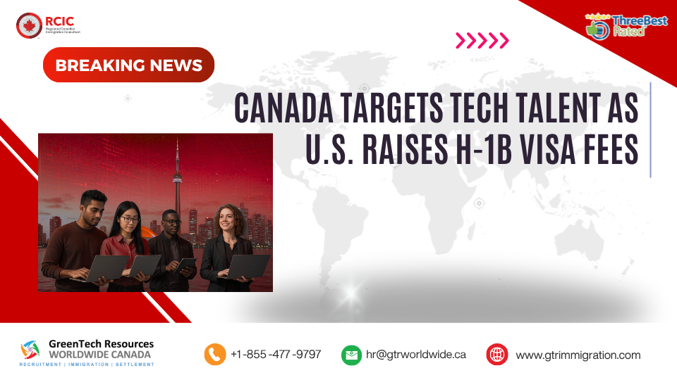 Canada Targets Tech Talent as U.S. Raises H-1B Visa Fees