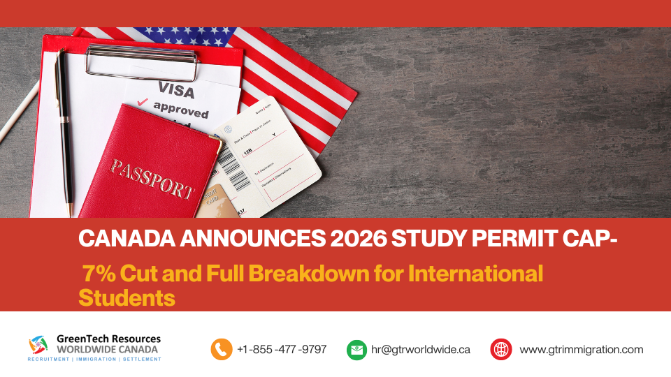Canada Announces 2026 Study Permit Cap- 7% Cut and Full Breakdown for International Students