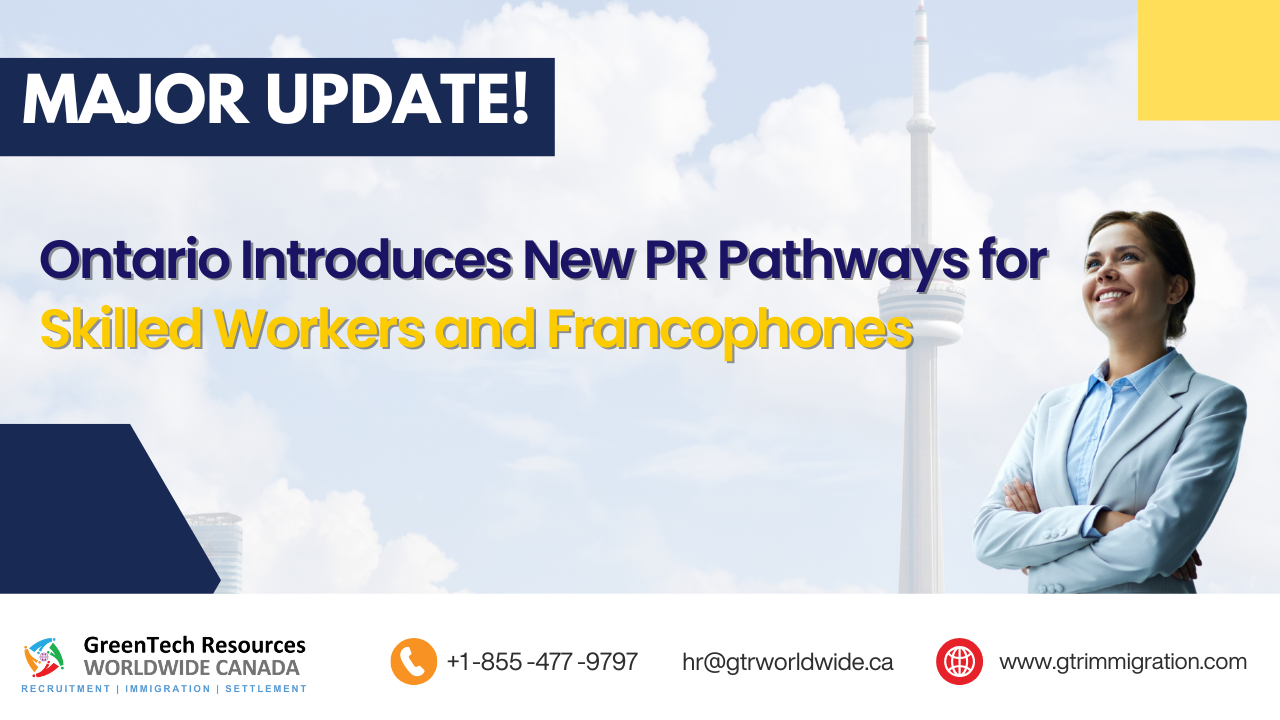 Ontario Introduces New PR Pathways