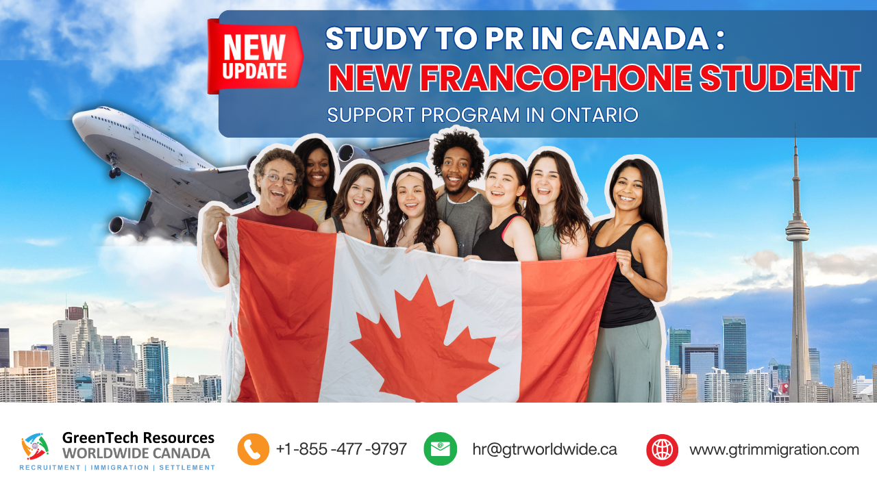 Study to PR in Canada: New Francophone Student Support Program in Ontario