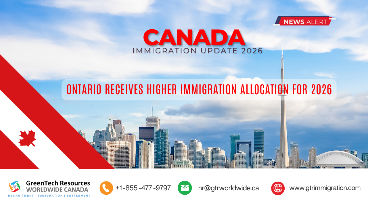 Ontario Receives Higher Immigration Allocation for 2026