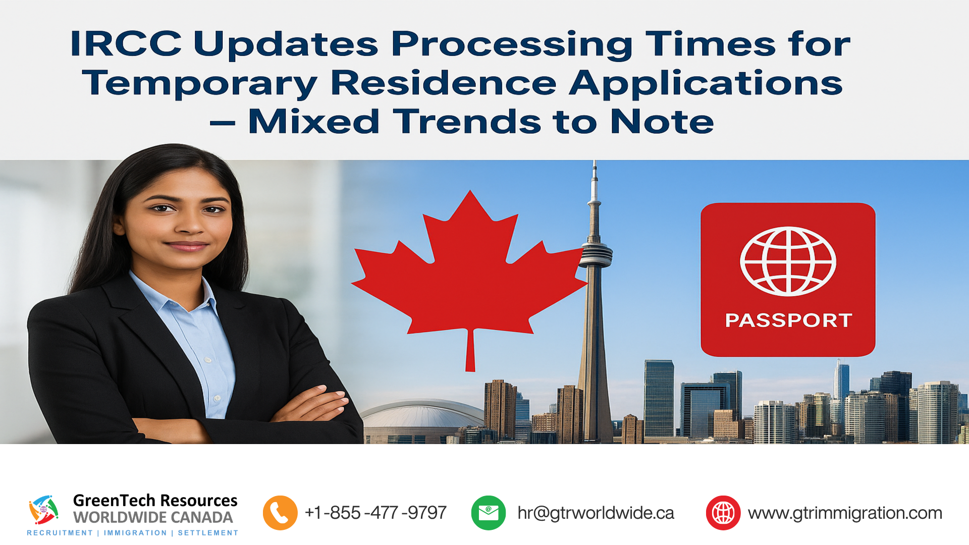 IRCC releases updated processing times for temporary residence applications