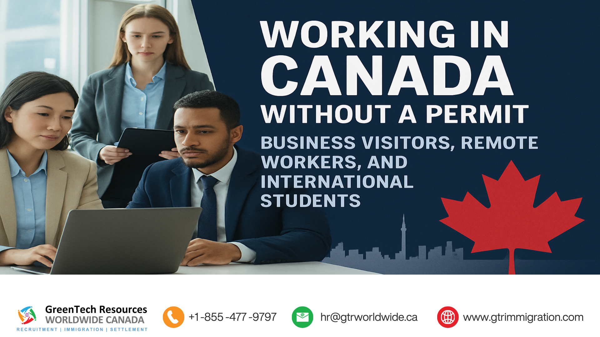 Working in Canada Without a Permit: Business Visitors, Remote Workers, and International Students