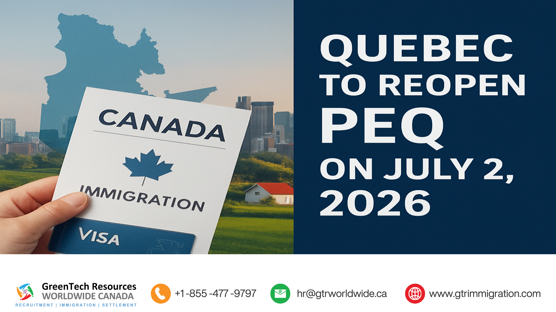 Quebec to Reopen PEQ on July 2, 2026
