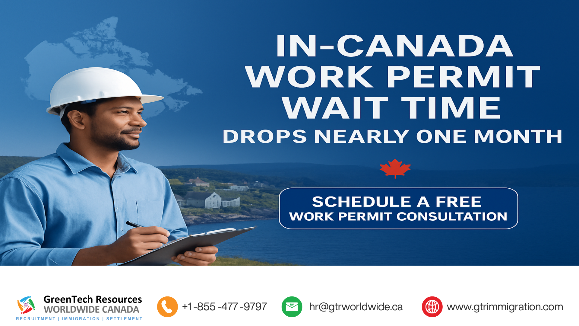 In-Canada Work Permit Wait Time Drops Nearly One Month