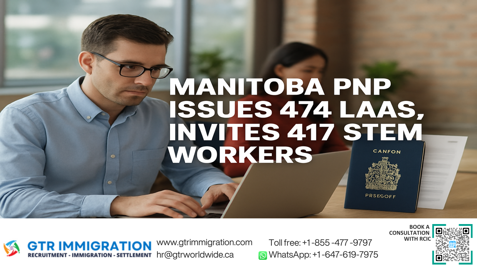 Manitoba PNP Issues 474 LAAs, Invites 417 STEM Workers