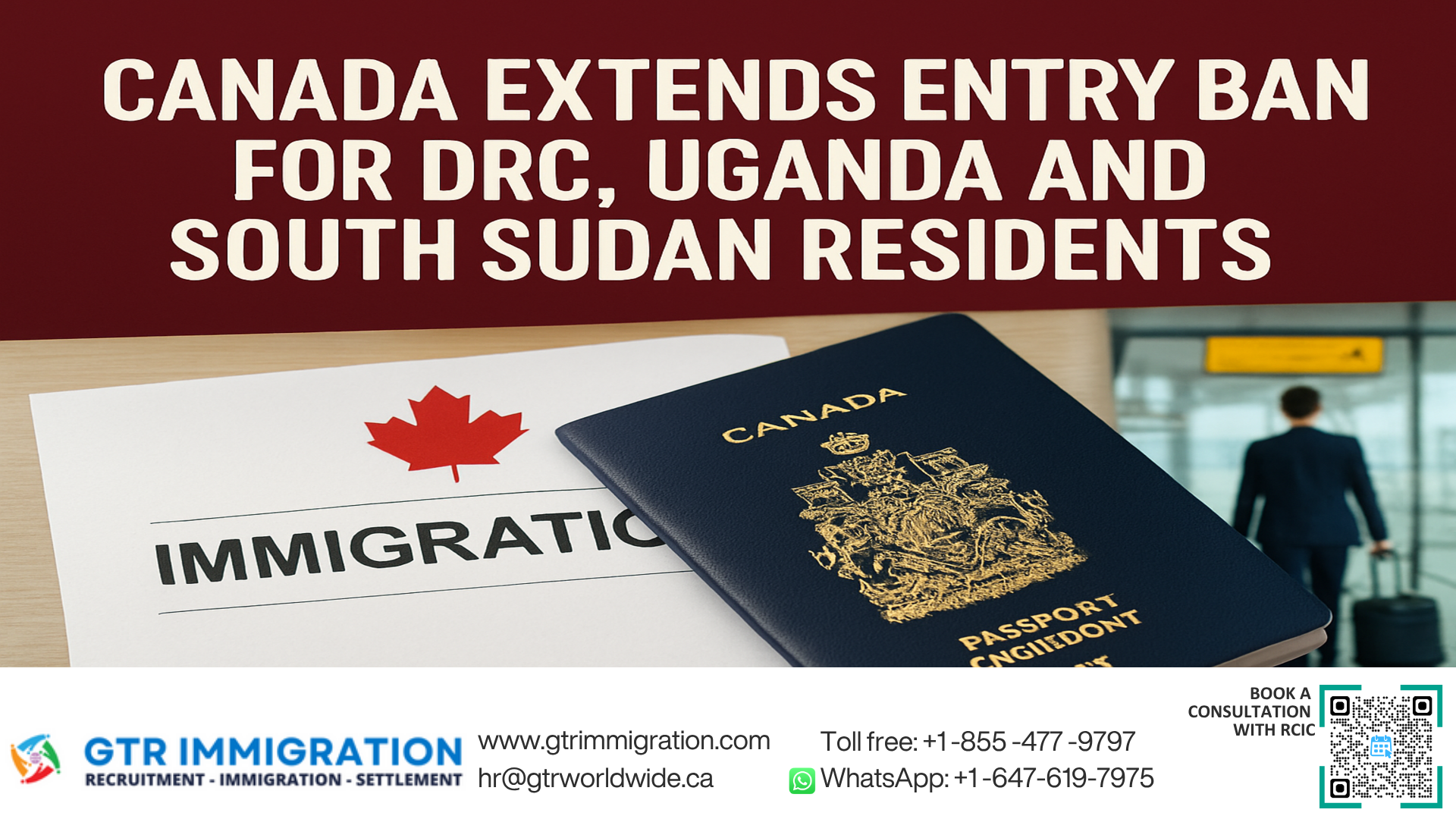 Canada Extends Entry Ban for DRC, Uganda and South Sudan Residents